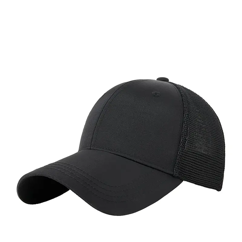 2025 Spring Mesh Baseball Cap Navy Blue - Image 9