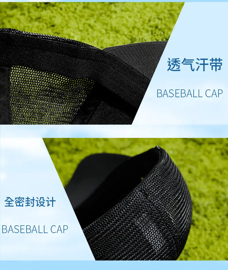 2025 Spring Mesh Baseball Cap Navy Blue — feature 28