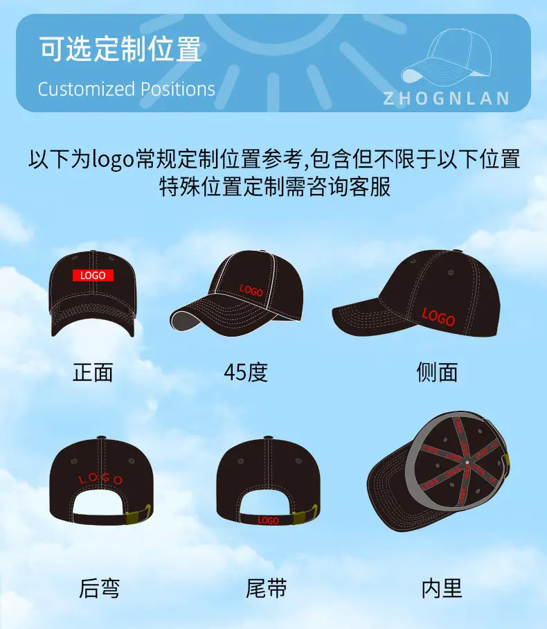 2025 Spring Mesh Baseball Cap Navy Blue — feature 30