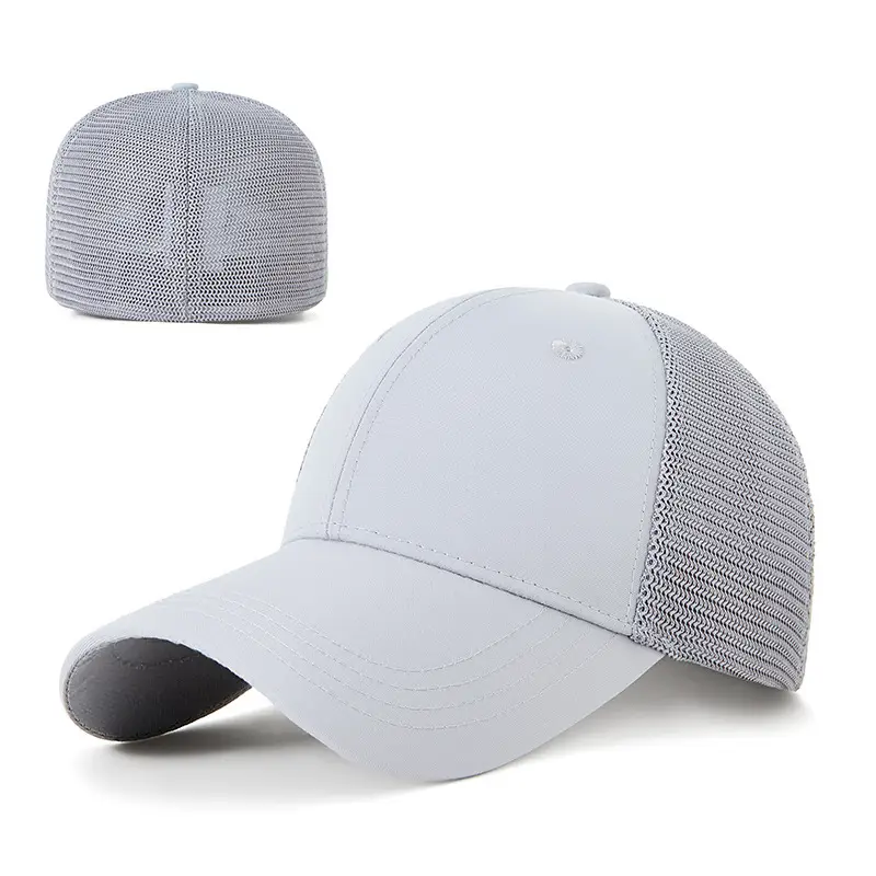 2025 Spring Mesh Baseball Cap Navy Blue - Image 3