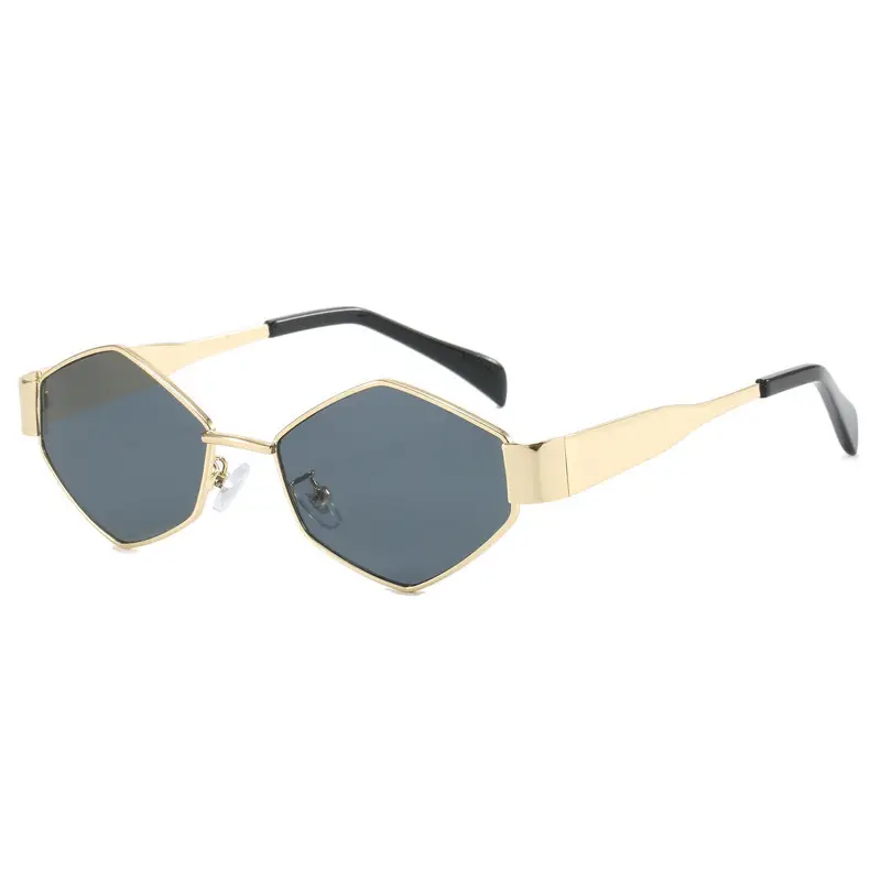 Diamond-Shaped Metal Sunglasses for Men Women - Image 12