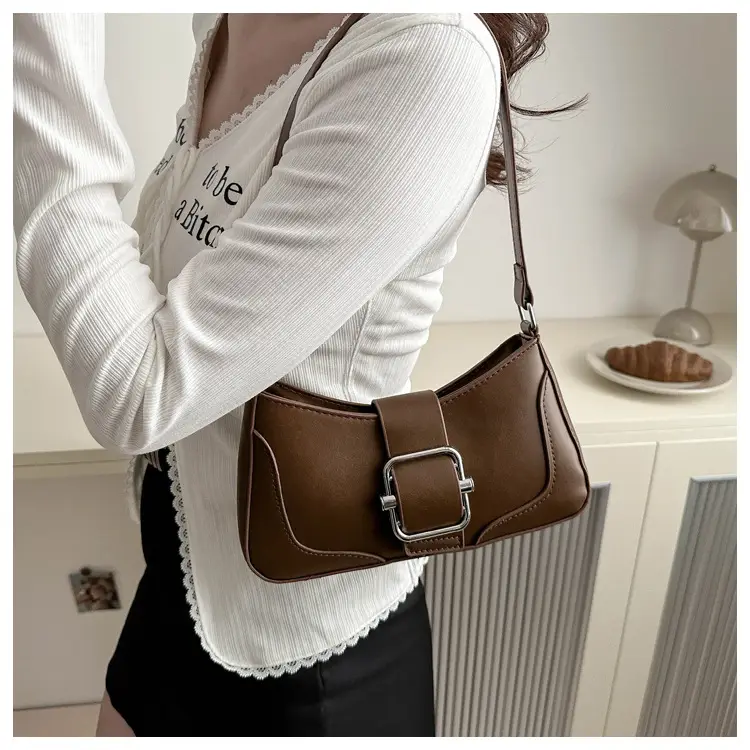 Vintage Brown Shoulder Crossbody Bag for Women — feature 14