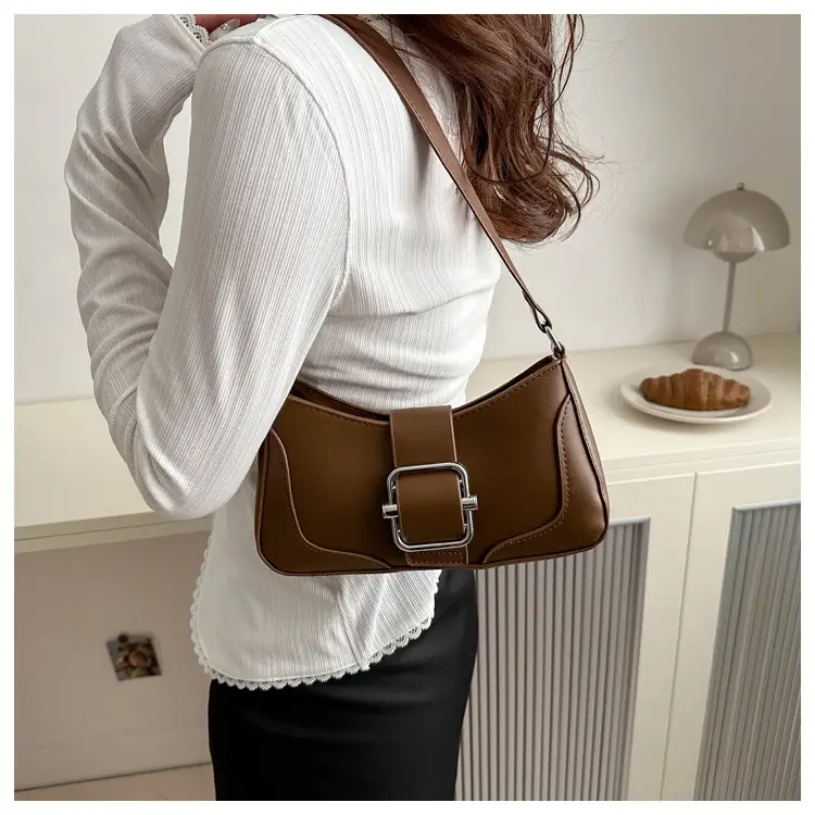 Vintage Brown Shoulder Crossbody Bag for Women — feature 15