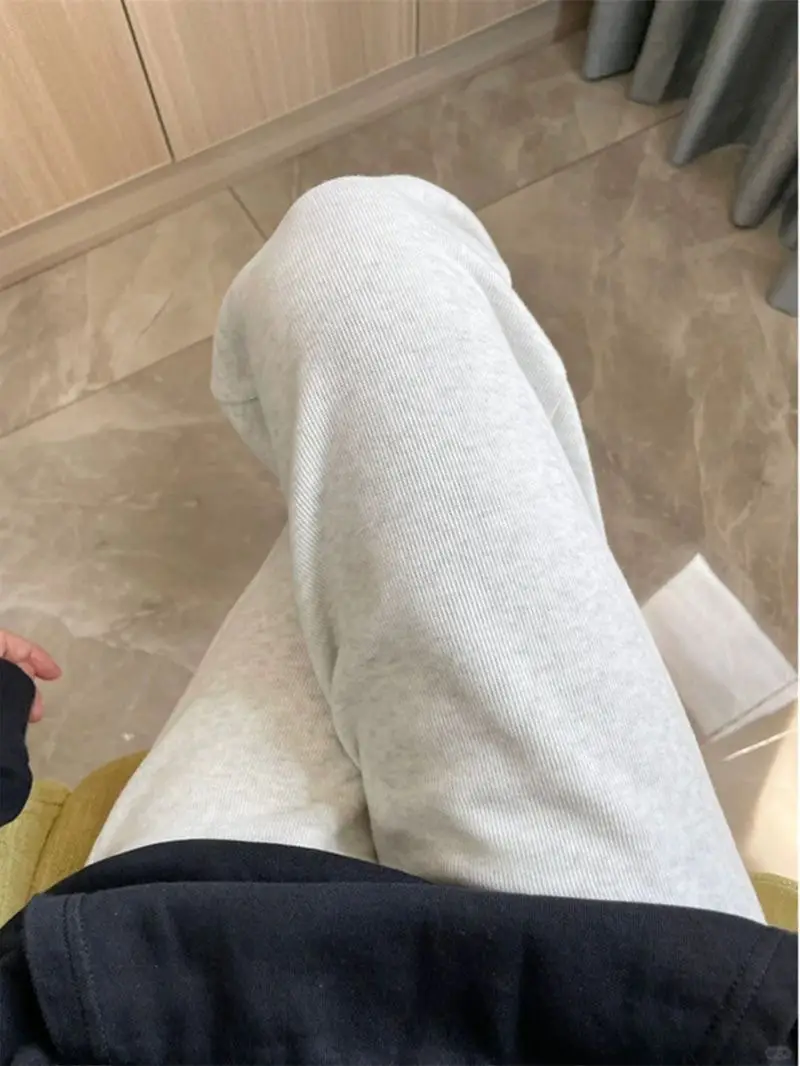 Men's Grey Sweatpants with Green Sneakers — feature 5