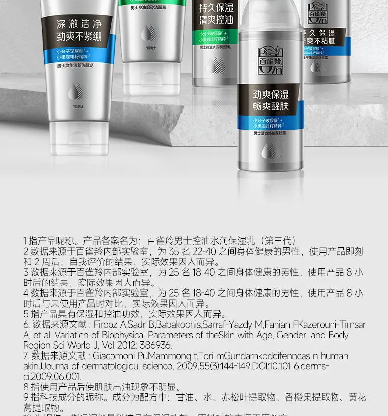 Baiqueling Men's Oil Control Moisturizing Emulsion 100ml — feature 24