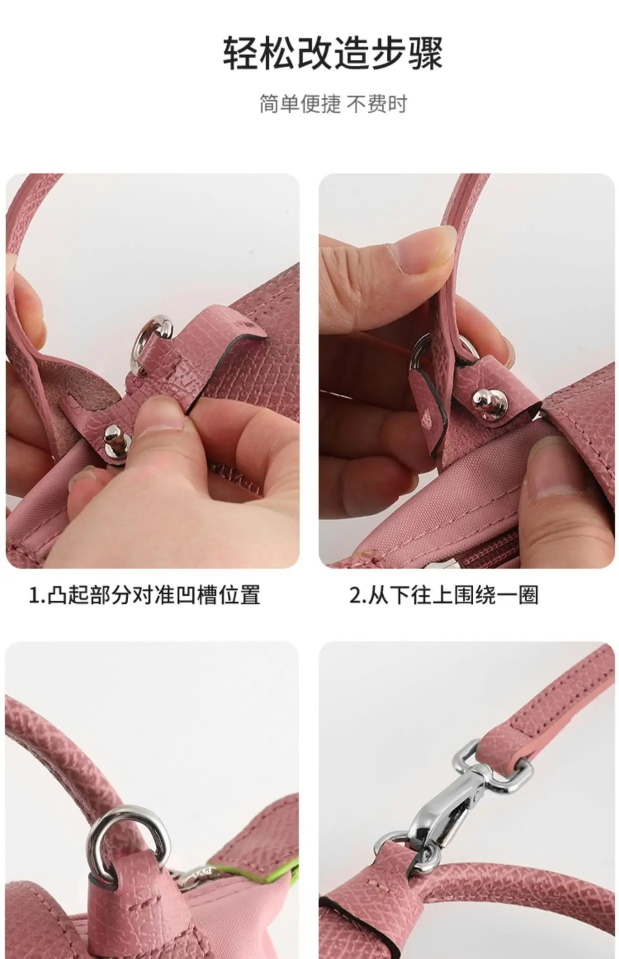 Canvas Polka Dot Shoulder Strap for Women — feature 14