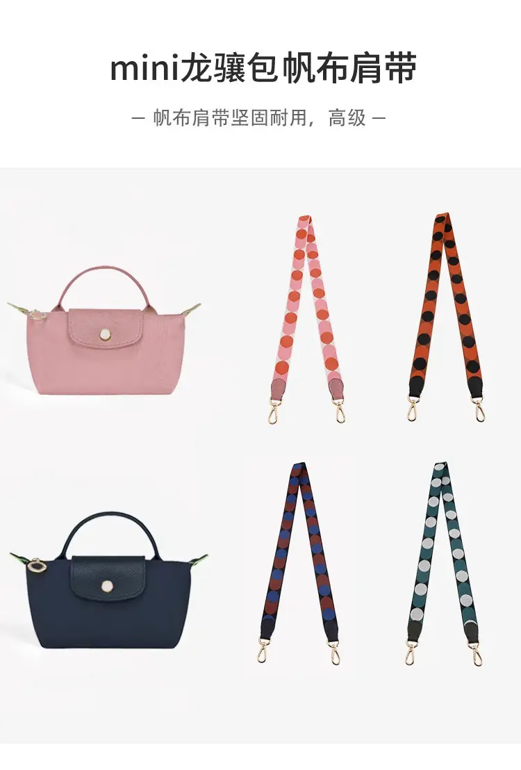 Canvas Polka Dot Shoulder Strap for Women — feature 2