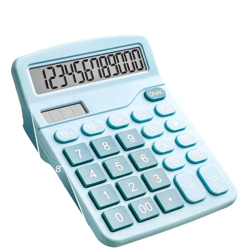 Dual Power Solar Accounting Calculator Small Portable - Image 17