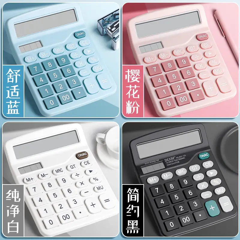 Dual Power Solar Accounting Calculator Small Portable — feature 3