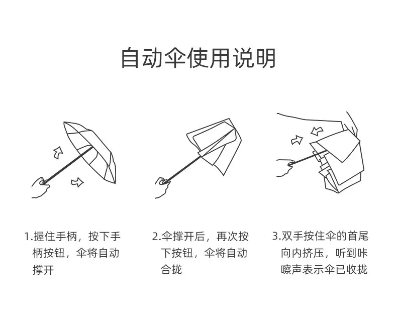 Cute Cartoon Puppy Umbrella Sunny Rain Portable — feature 20