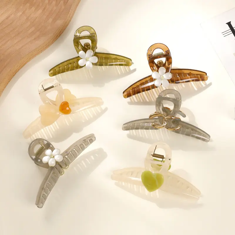 Jewelry Clip Hairpin with Pearl Color
