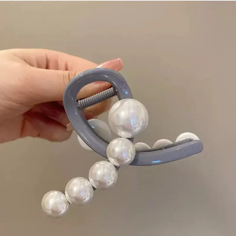 Jewelry Clip Hairpin with Pearl Color