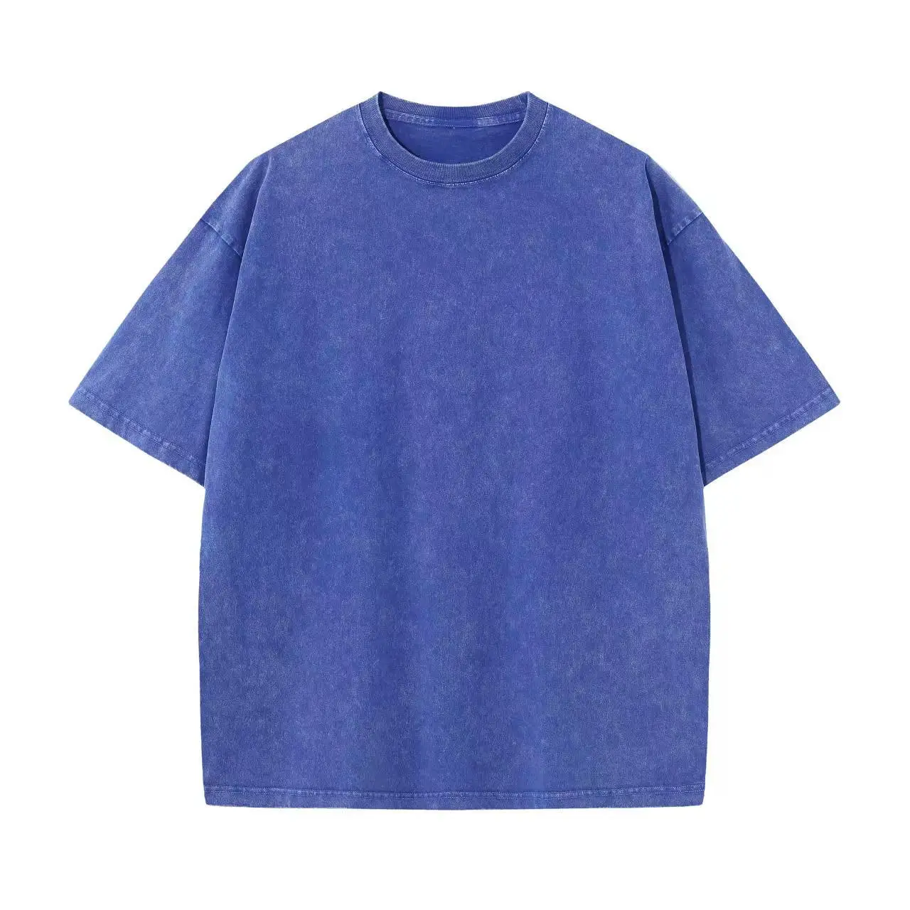 Men's Washed Old Grey T-Shirt 240g Heavy - Image 4