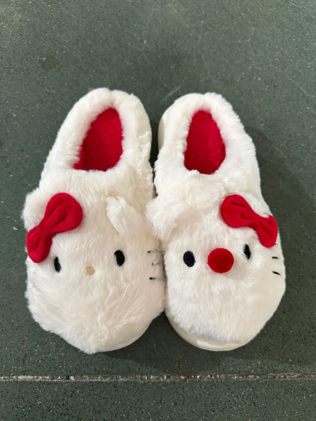 Cartoon Kitty Cotton Slippers 2024 New Thickened Autumn and Winter Indoor Non-Slip Home Shoes Warm Ladies Plush Slippers — feature 2