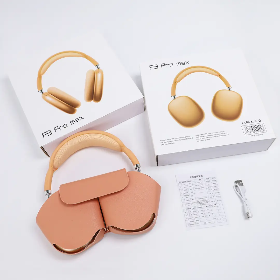 Cross-Border P9Promax Heavy Bass Wireless Over-Ear Bluetooth Headphones with Microphone, Long Battery Life, Huaqiangbei Custom Model — feature 6