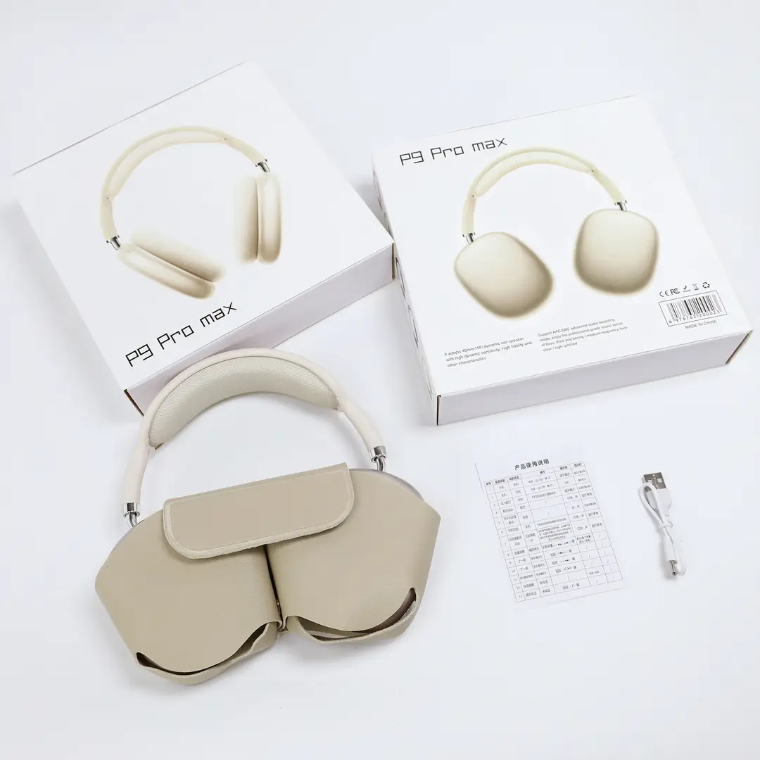 Cross-Border P9Promax Heavy Bass Wireless Over-Ear Bluetooth Headphones with Microphone, Long Battery Life, Huaqiangbei Custom Model — feature 7