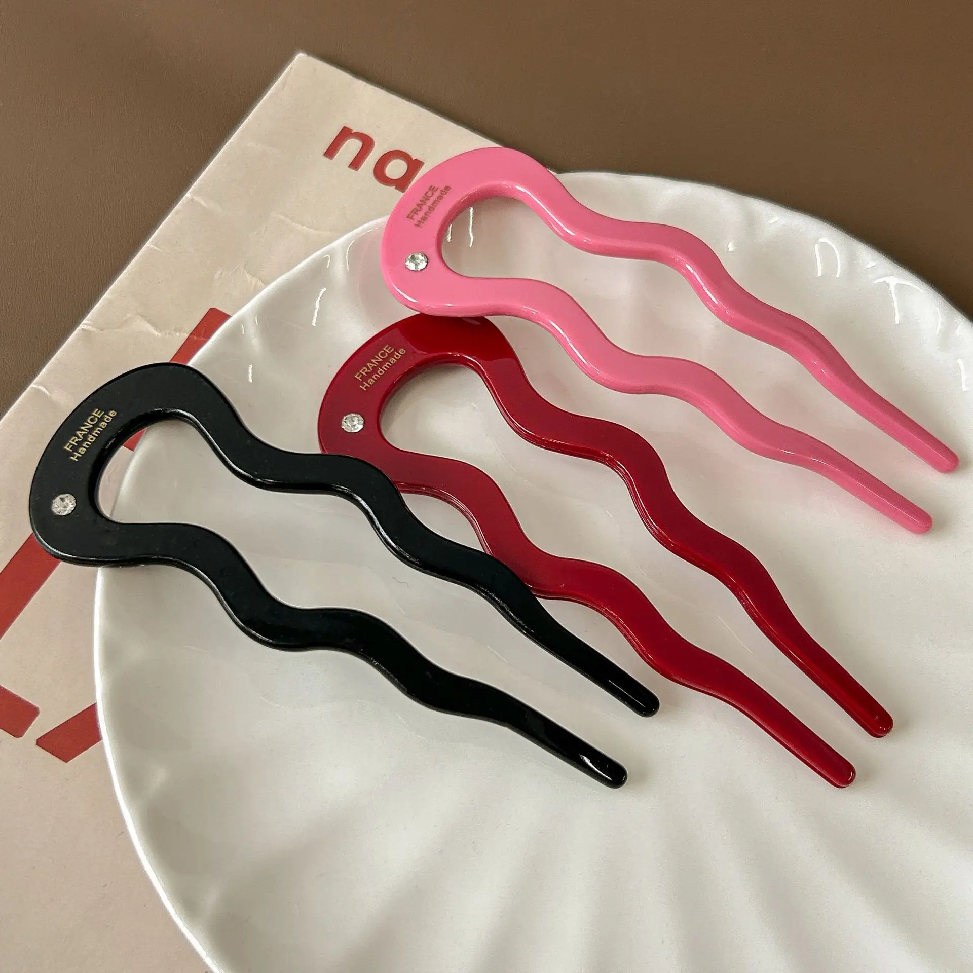 U-shaped Hairpin Female High-end Sense New Chinese-style Ball Head Hair Artifact 2024 New Hair Hairpin Antique Daily Headwear - Image 11