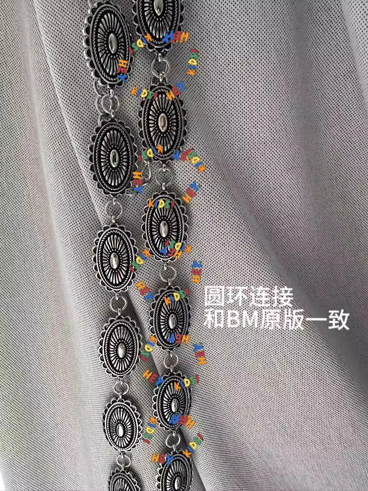 American Style Korean Style Silver Belt Chain Belt — feature 2