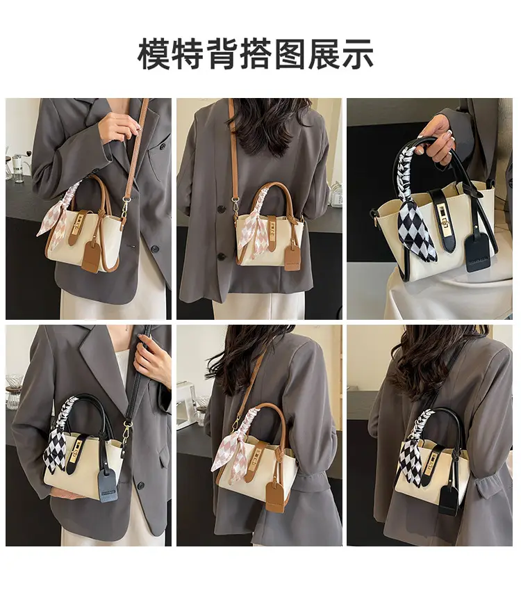 Women's Checkered Messenger Bag Summer 2024 — feature 10
