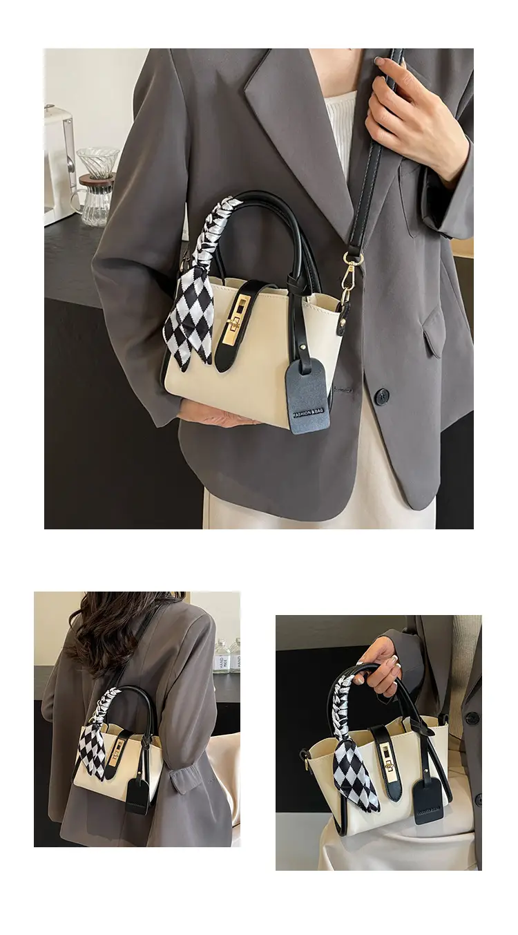 Women's Checkered Messenger Bag Summer 2024 — feature 14