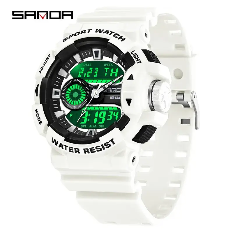 Red Waterproof Digital Watch for Men - Image 6