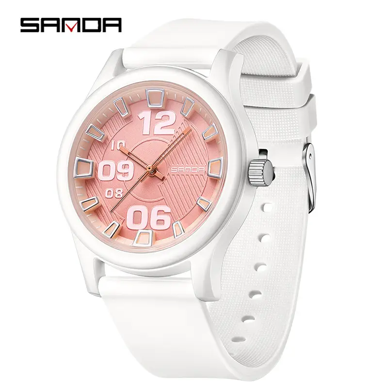 Sanda Multi Color Analog Watch with Multi Language Display - Image 2