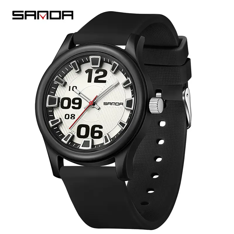 Sanda Multi Color Analog Watch with Multi Language Display - Image 8