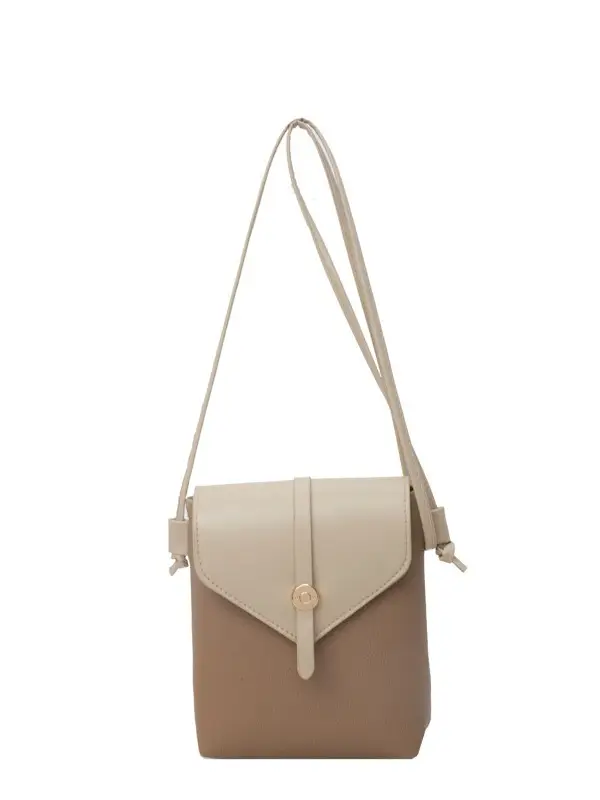 Women's Mini Crossbody Bag Brown Leather with Mobile Phone Holder - Image 8