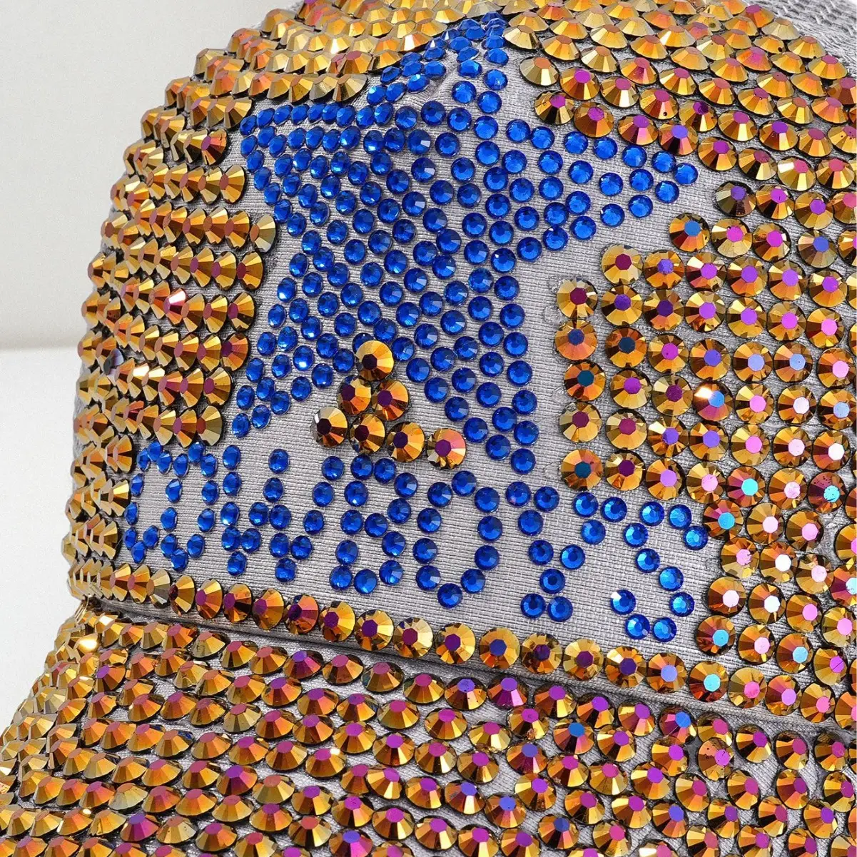Cross-border Diamond Baseball Cap with Letter Personality - Image 5