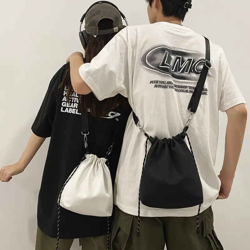 Light Blue Japanese Crossbody Bag for Men - Image 2