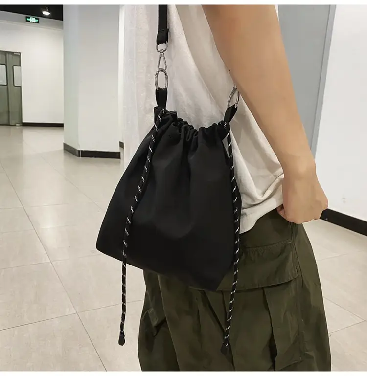 Light Blue Japanese Crossbody Bag for Men — feature 13