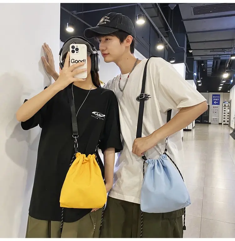 Light Blue Japanese Crossbody Bag for Men — feature 21