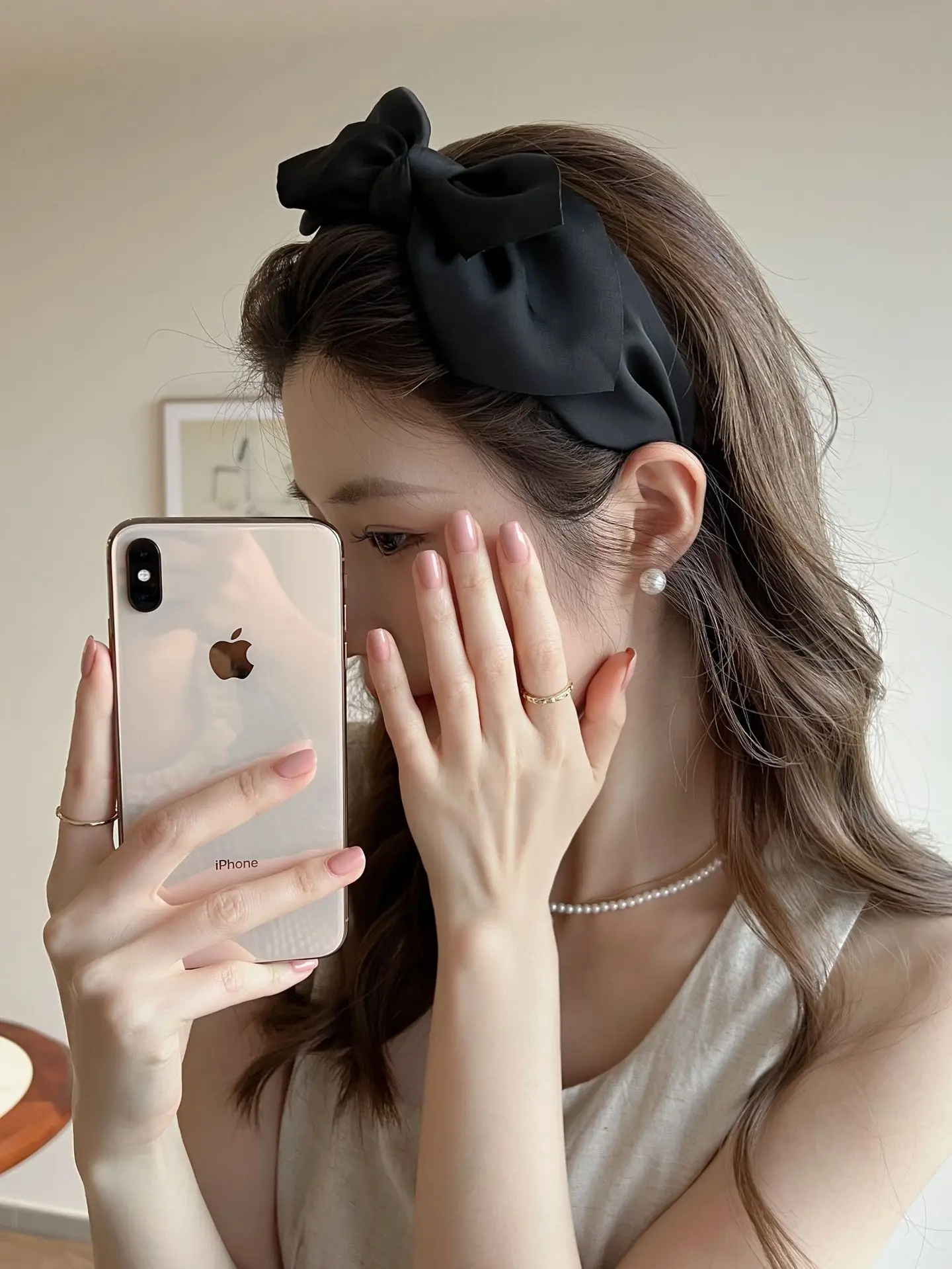 Satin Knot Headband for Women Brown Sweet Temperament — feature 12