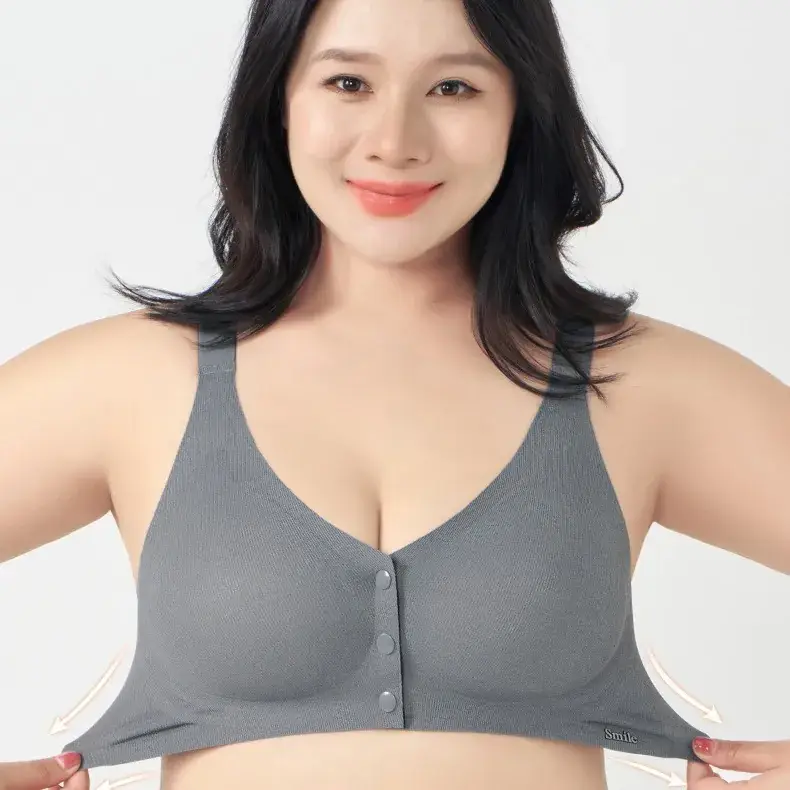 Wireless Front-Opening Nursing Bra Large - Image 10