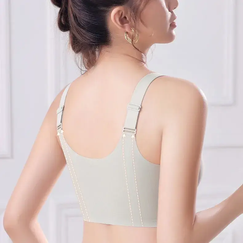 Wireless Front-Opening Nursing Bra Large - Image 11