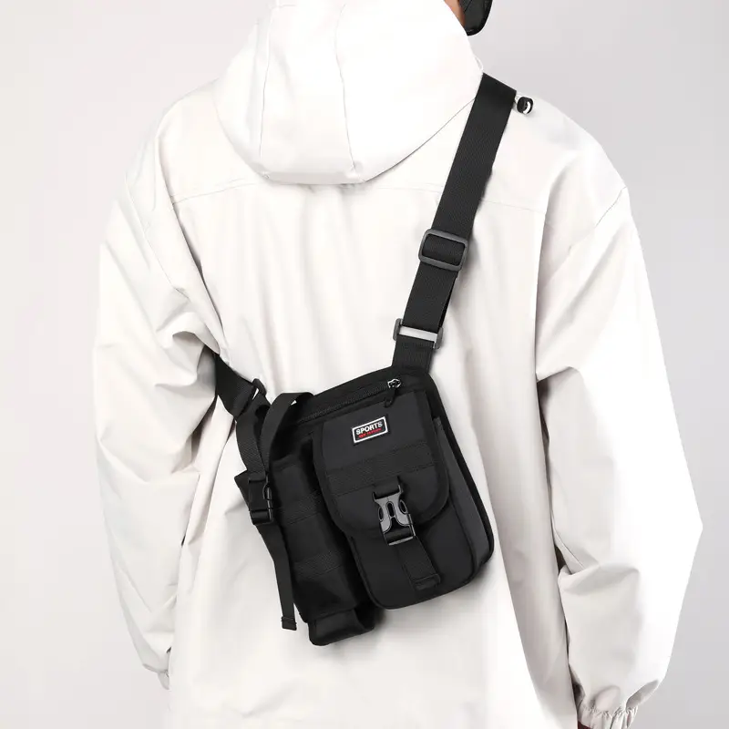 Men's Oxford Cloth Crossbody Bag Tactical Backpack — feature 45