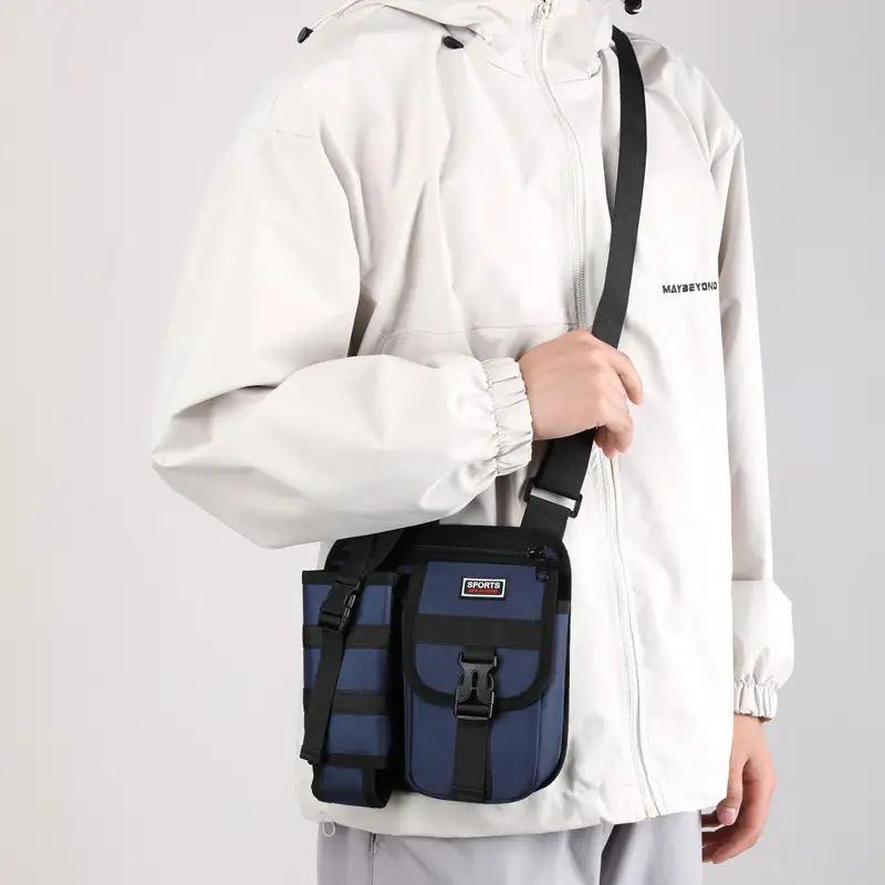 Men's Oxford Cloth Crossbody Bag Tactical Backpack — feature 46