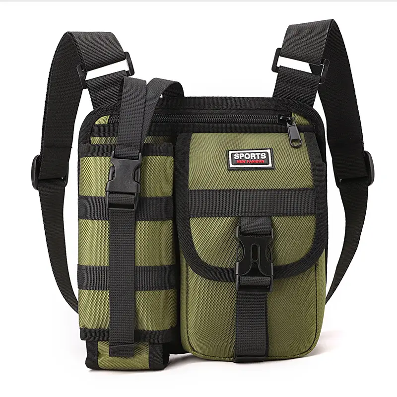 Men's Oxford Cloth Crossbody Bag Tactical Backpack - Image 2