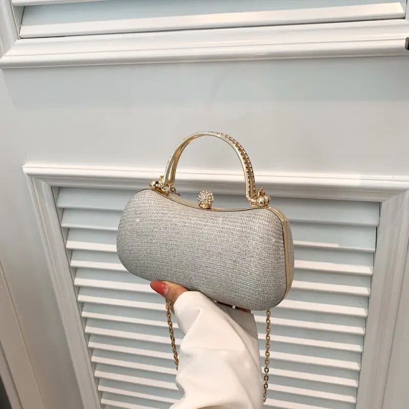 New 2024 Women's Handbags with Gold Chain & Lock Buckle - Image 4
