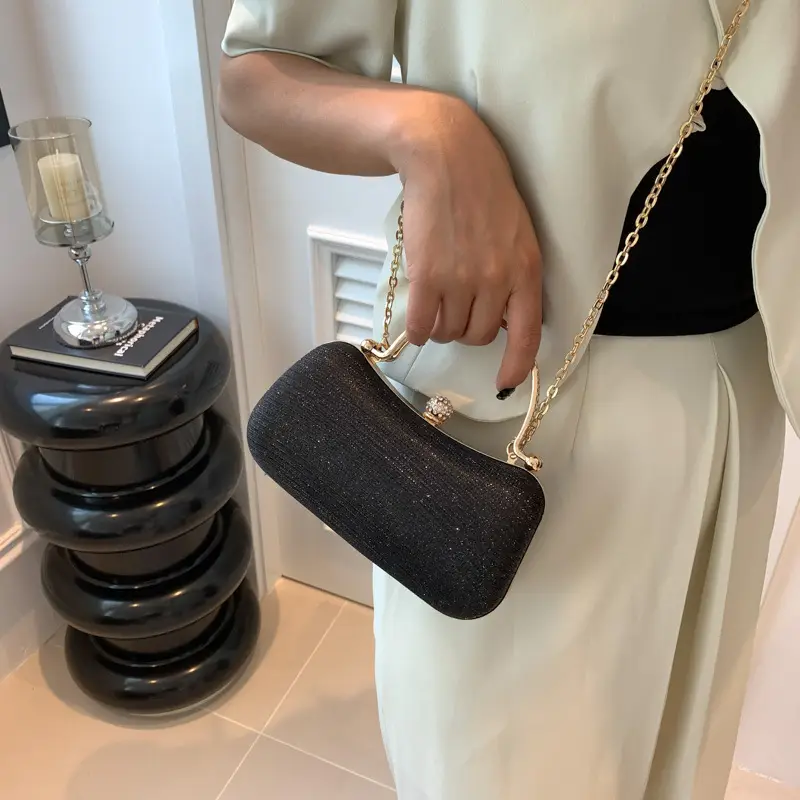 New 2024 Women's Handbags with Gold Chain & Lock Buckle - Image 5