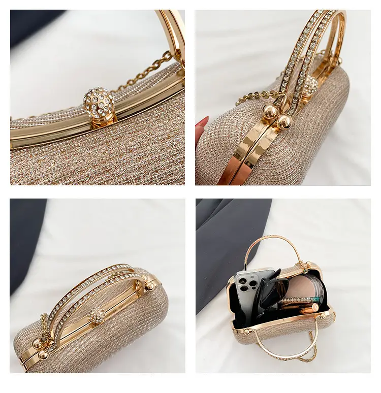 New 2024 Women's Handbags with Gold Chain & Lock Buckle — feature 10
