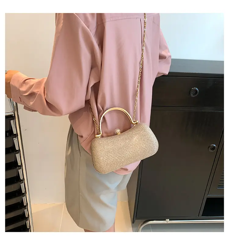 New 2024 Women's Handbags with Gold Chain & Lock Buckle — feature 15