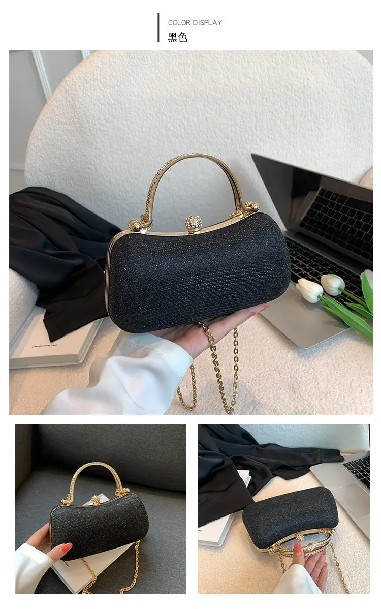 New 2024 Women's Handbags with Gold Chain & Lock Buckle — feature 17