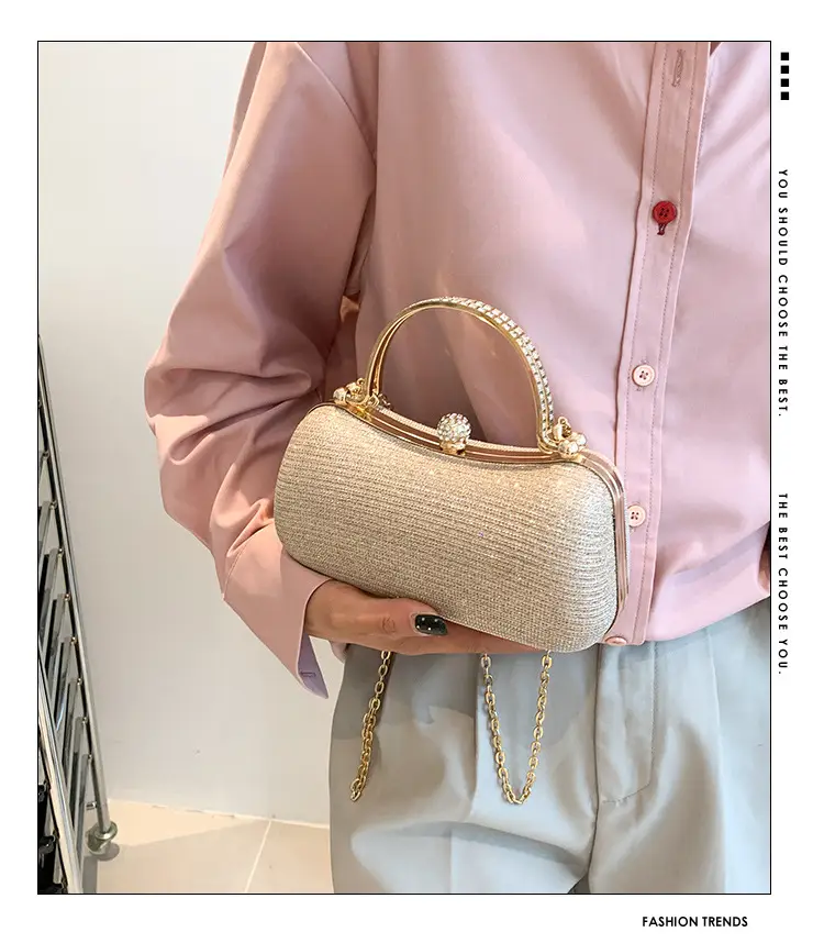 New 2024 Women's Handbags with Gold Chain & Lock Buckle — feature 2