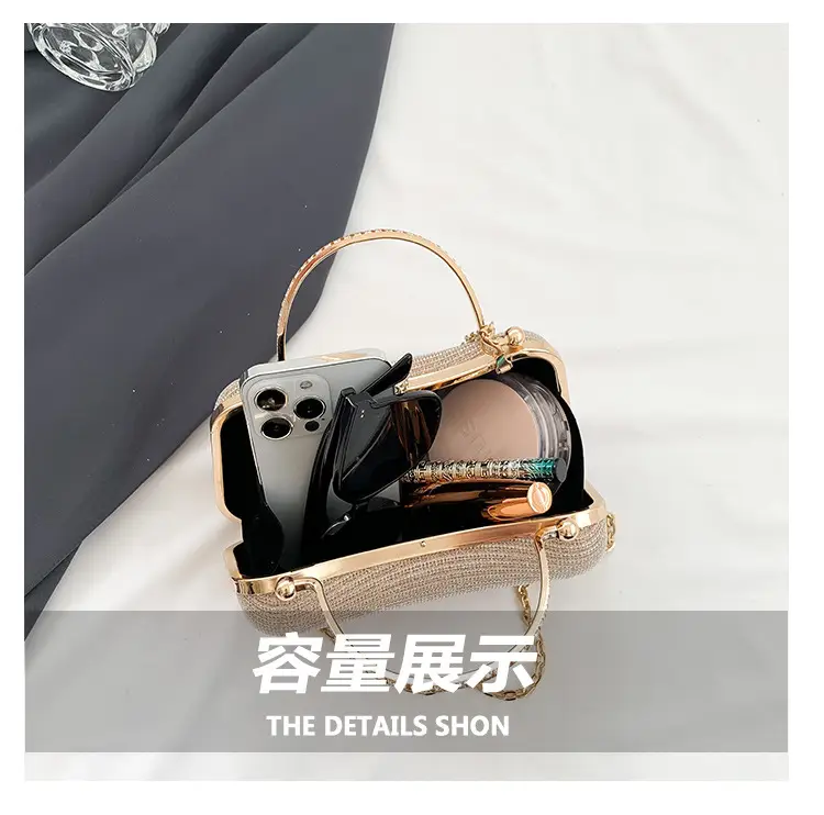 New 2024 Women's Handbags with Gold Chain & Lock Buckle — feature 6
