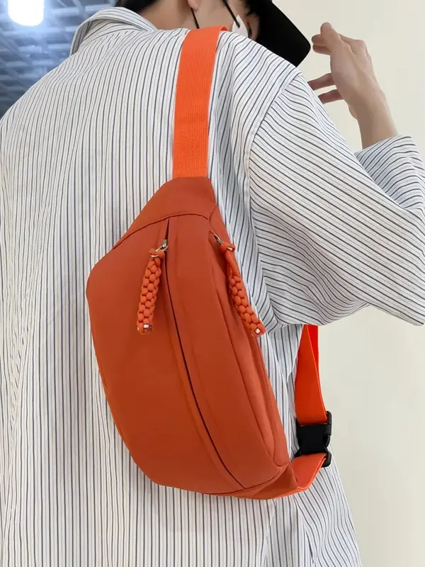 Japanese Style White Crossbody Phone Bag for Women