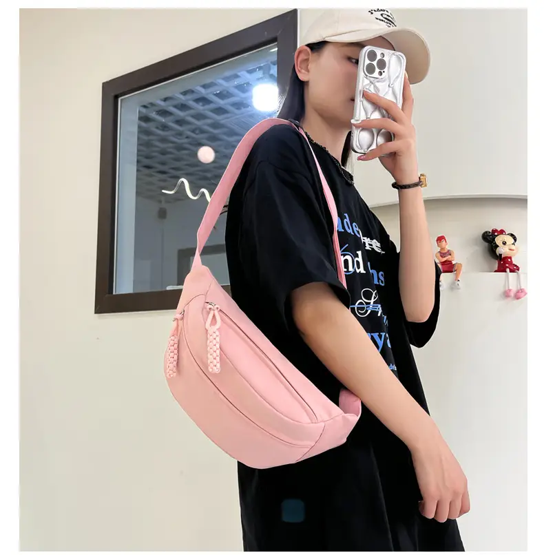 Japanese Style White Crossbody Phone Bag for Women — feature 23