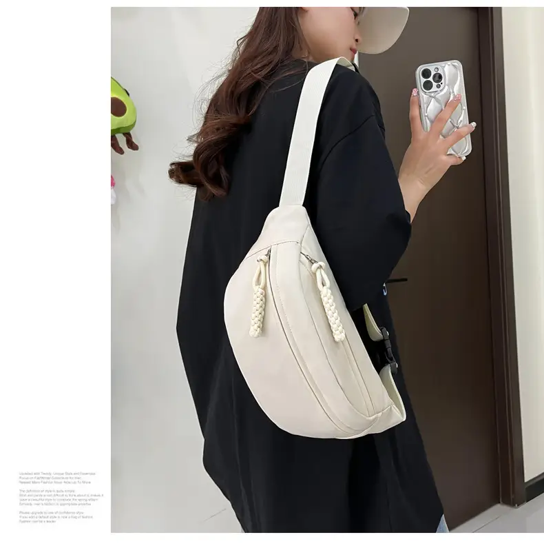 Japanese Style White Crossbody Phone Bag for Women — feature 24