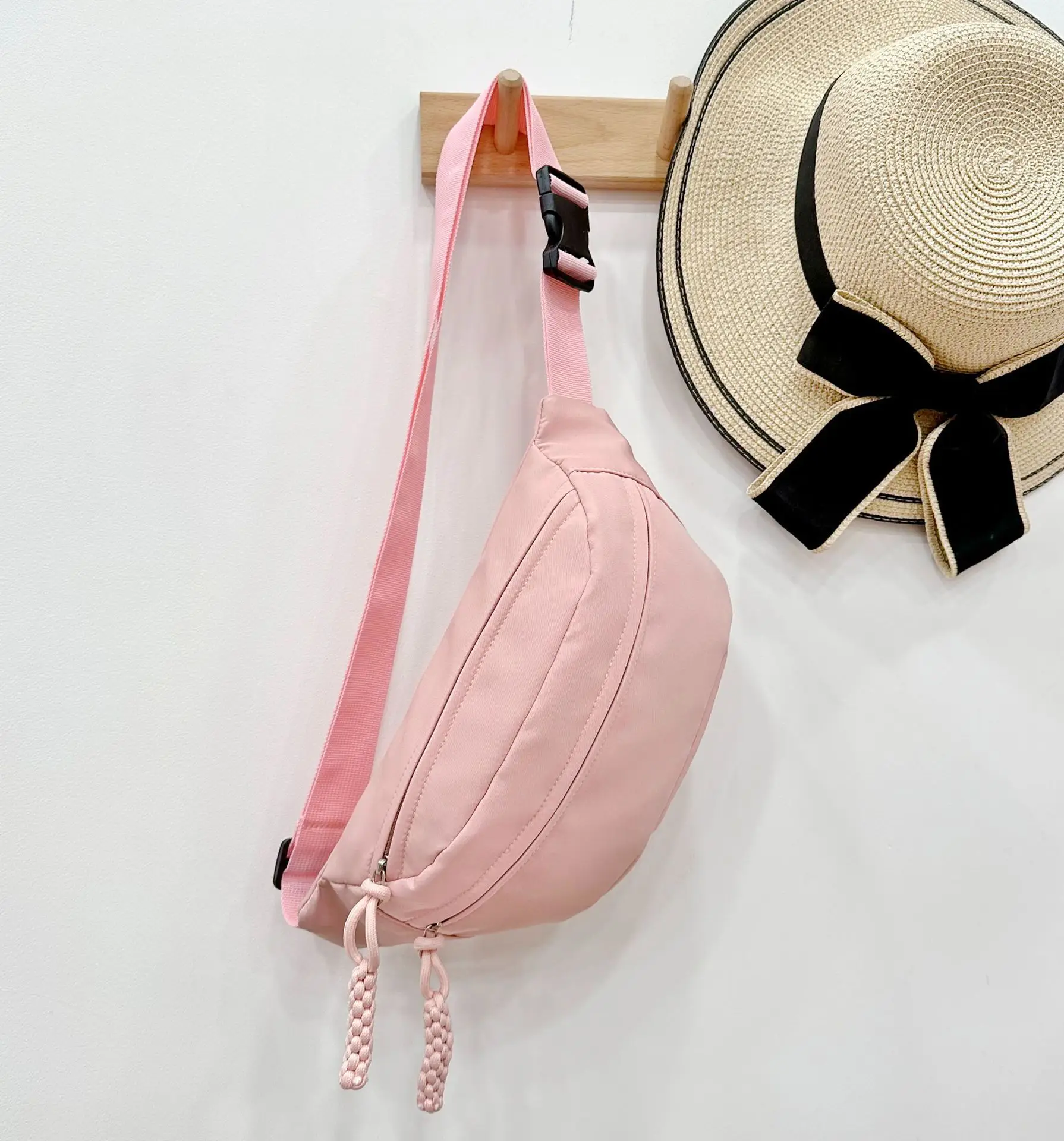 Japanese Style White Crossbody Phone Bag for Women