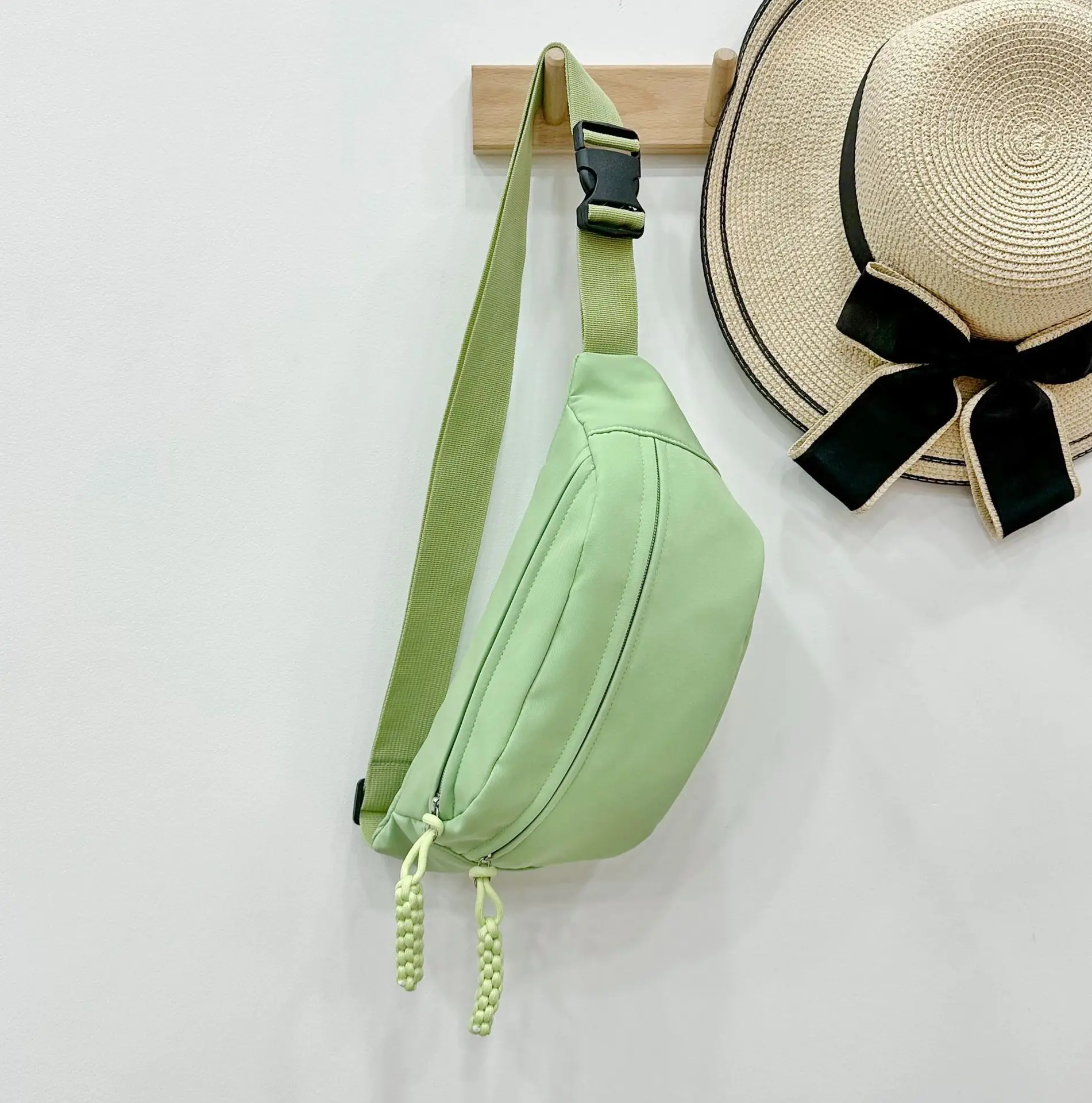 Japanese Style White Crossbody Phone Bag for Women